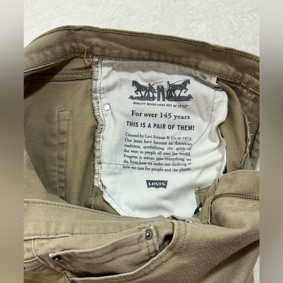 Levi's Straight Leg Tan 451 Men’s Jeans 36X34 - Picture 7 of 8